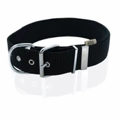 Doggie Konfor Dokuma Köpek Boyun Tasması Medium Siyah 5x65-65 Cm - 3