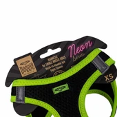 Doggie Havalı Dokuma Neon Küçük Irk Köpek Göğüs Tasması Xsmall Sarı 30-34 Cm - 3