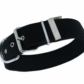Doggie Konfor Dokuma Köpek Boyun Tasması Medium Siyah 5x65-65 Cm - 2
