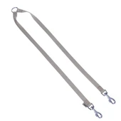 Doggie Dokuma Çift Köpek Gezdirme Tasma Aparatı Medium Haki 2x70-70 Cm - 1