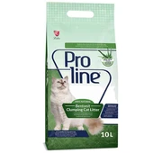 Proline Aloe Vera Kokulu Hızlı Topaklanan Bentonit Kedi Kumu 10 Lt - 1