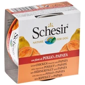 Schesir Tavuk ve Papaya Konserve Köpek Maması 150 Gr - 1
