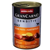 Animonda Gran Carno Sensitive Hindili ve Patatesli Yetişkin Köpek Konservesi 400 Gr - 1