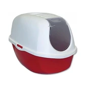 Moderna Smart Kapalı Kedi Tuvaleti Kırmızı 40x54x41 Cm - 1
