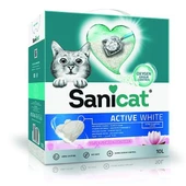 Sanicat Active White Lotus Çiçeği Kokulu Doğal Kedi Kumu 10 Lt - 1