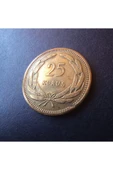 Escoines Koleksiyon 39963680e8c1729f08 25Kuruş 1949 Çil/ça (RAİNBOW-RRRR) Eski Madeni Para - 5