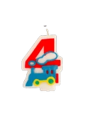 4 YAŞ MAVİ MUM - 1