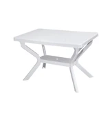 Omnipazar MT-GF240 Prima Roccia Plastik Dikdörtgen Bahçe Balkon Masa 70x110 cm - 7