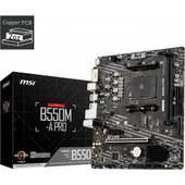 MSI B550M-A Pro AMD AM4 DDR4 Micro ATX Anakart - 1
