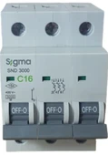3X16A C/3KA W OTOMATİK SİGORTA SİGMA - 1