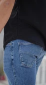 2'li Erkek Oval Kesim Basic Fit Pis Yaka Salaş T-shirt - 3