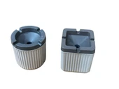 kırılmaz sert plastik küllük - 2 li kokusuz çok amaçlı küllük thumbnail 3