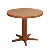 Omnipazar MT-GF205 Prima Rose Plastik Yuvarlak Bahçe Balkon Masa Ø75 cm - 5