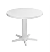 Omnipazar MT-GF205 Prima Rose Plastik Yuvarlak Bahçe Balkon Masa Ø75 cm - 1