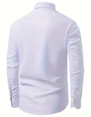 Erkek Klasik Uzun Kol Gömlek 3212 BGL-ST04399 thumbnail 5