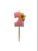 PASTA MUMU 2 YILDIZLI PEMBE 4,5 CM - 1