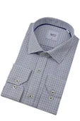 Erkek Klasik Puantiyeli Uzun Kol Gömlek 3596 BGL-ST04402 thumbnail 4