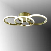 TT Aydınlatma TT305-3-SR   Sarı Kaplama 3 lü Led Avize - 1