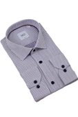 Erkek Klasik Puantiyeli Uzun Kol Gömlek 3596 BGL-ST04402 thumbnail 5