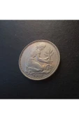 Escoines Koleksiyon 39963680e8b8eebe77 Almanya 50 pfennig (1987-G) Çil-Nadir çıkar Eski madeni para. - 2
