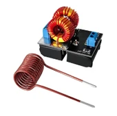 İndüksiyon Isıtıcı Modül 120w DC 5/12V Mini Bobin Kablosuz Yüksek Frekanslı Enerji Güç İletimi thumbnail 1