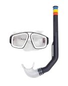 Bermuda Dalış Maskesi ve Şnorkel Seti Siyah SP4449 - 2