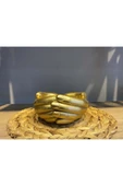 Avuç Saksı , Kase - Büyük Boy - Gold - 2