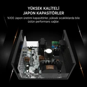 James Donkey JDP650 APFC 12CM 650W Bronze 80+ Power Supply - 3 Yil Garantili - 5