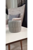 Gri Beton Saksı thumbnail 5