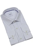 Erkek Klasik Puantiyeli  Uzun Kol Gömlek 3706 BGL-ST04395 thumbnail 6