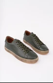 Muggo THOMAS Bağcıklı Hakiki Deri Erkek Günlük Sneaker Spor Ayakkabı - 3
