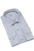 Erkek Klasik Puantiyeli  Uzun Kol Gömlek 3706 BGL-ST04395 thumbnail 5