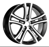 EMR-S1035-04 7.5x17" -5x112 ET35 73.1 Gun Metal Diamond Jant (4 Adet) - 1