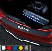 Suzuki Sx4 İçin ÖZEL uyumlu Oto Kapı eşikleri Sticker Karbon 4 Adet - 1