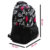 Sazio Pop Cool Sidley 4 Bölmeli Okul Sırt Çantası Siyah (161955) - 2