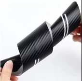 Audi A8 İçin ÖZEL uyumlu Oto Kapı eşikleri Sticker Karbon 4 Adet - 3