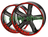 Yamaha Yeni Tasarım Jant Şeridi Kırmızı - 1