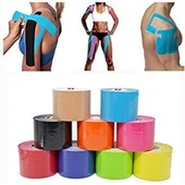 Vzn Kinesiology Ağrı Bandı 5 Cm X 5 Metre Kırmızı - 1