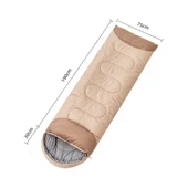 Çadır, Outdoor, Dış Mekan 0 °C / -5 °C Çok Mevsimli Uyku Tulumu - Bej - 1
