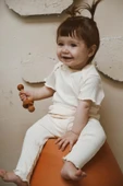 Deniz Kabuğu Nakışlı Fitilli Body Tayt Set - 5