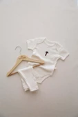 Palmiye Nakışlı Body Tayt Set - 3