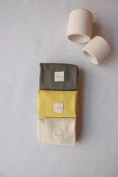 3lü Basic Kısa Kollu Çıt Çıtlı Body Zıbın Model 8 - 9