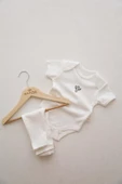 Kaktüs Nakışlı Body Tayt Set - 4