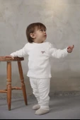 Sloth Beyaz Alt Üst Takım - 4