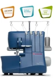 SİNGER SINGER S0235 Overlok Makinesi Making The Cut2-3-4 Iplik Kullanabilme, 1300 Devir - 1