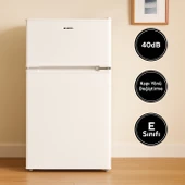 KUMTEL 87L MİNİ BUZDOLABI BEYAZ HTMF-90EW thumbnail 4