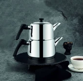 Zest Mate Mini Boy İndiksiyon Tabanlı Çaydanlık Takımı Siyah - 1