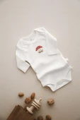 3lü Nakışlı Çıt Çıtlı Uzun Kollu Body-zıbın Model 1 - 8