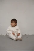 Sloth Beyaz Alt Üst Takım - 2