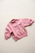Balıkçı Yaka Oversize Polarlı Sweatshirt 1-5 Yaş - 7